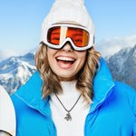 Collier à Personnaliser avec Texte Gravé sur Pendentif Skieur de Snowboard Cadeau pour Amateur de Sport d'Hiver