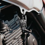 Personlig Odin Viking God Bells Ride Bell Biker Gift Good Luck Charm Nyckelkedja Motorcykel Nyckelkedja Jeep Nyckelkedja Gremlin Bells för motorcykel
