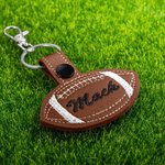 Personlig broderi Sportsveske Tag Fotball Tag Basketball Tag Baseball Tag Nøkkelringer Navnelapper Lunsj Perfekt laggave til spillere og trenere 3