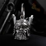 Personlig Odin Viking God Bells Ride Bell Biker Gift Good Luck Charm Nyckelkedja Motorcykel Nyckelkedja Jeep Nyckelkedja Gremlin Bells för motorcykel