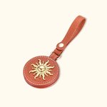 Personalizzato Monogramma Sole Forte Clip magnetica per cappello Supporto per cappello in pelle per borse da viaggio Zaini Portafogli Borse per ragazze Signore Donne