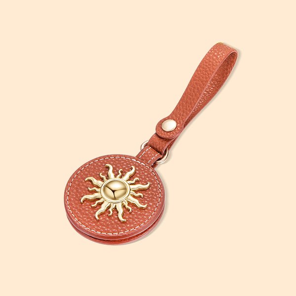 Personalizzato Monogramma Sole Forte Clip magnetica per cappello Supporto per cappello in pelle per borse da viaggio Zaini Portafogli Borse per ragazze Signore Donne