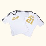 Gepersonaliseerd Vrouwen Glitter Voetbalshirt met Naam en Nummer op Rug Voetbalshirt