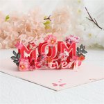 Biglietto personalizzato per la festa della mamma Biglietto d'auguri con fiori 3D Regalo per la mamma