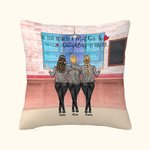 Personalised The Love Between A Mothers and Daughters Is Forever Shopping Throw Pillow Cover Gifts for Mom