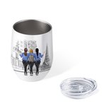 Personalized Mother And Daughter Forever Linked Together Reusable Vacuum Insulated  Wine Tumbler Birthday Gift for Mother