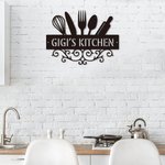 Panneau de métal personnalisé pour la cuisine Décoration murale