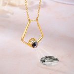 Collier Photo à Projection Personnalisé avec Photo Porte-bague Cadeau de Fin d'Études pour Infirmière Diplômés