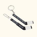 Henkilökohtainen 3D-tulostus Tiny Hockey Coach Stick Keepsake avaimenperä lahja jääkiekko rakastaja