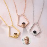 Collier Photo à Projection Personnalisé avec Photo Porte-bague Cadeau de Fin d'Études pour Infirmière Diplômés