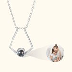 Collier Photo à Projection Personnalisé avec Photo Porte-bague Cadeau de Fin d'Études pour Infirmière Diplômés