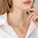 Collier Photo à Projection Personnalisé avec Photo Porte-bague Cadeau de Fin d'Études pour Infirmière Diplômés