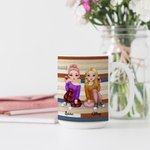 Tasse en céramique blanche personnalisée Cadeaux pour amis Tasse à café