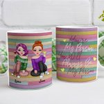 Mug céramique blanc personnalisé You Are My Person Bestie Bff Gifts for Women