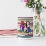 Personlig You Are My Person Bästa vänner Vit keramisk mugg Vänskapspresent för kontoret och hemmet