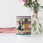 Tasse en céramique blanche personnalisée pour le bureau et la maison