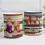 Tasse en céramique blanche personnalisée Cadeaux pour amis Tasse à café