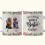 Tasse en céramique blanche personnalisée 