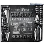 Personalizzato If Grandpa Can't Fix It We're All Screwed 20 oz Tumbler Regalo per la festa del papà Nonno Padre