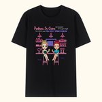Partenaire personnalisé dans le crime Besties Girls Gang Bar Bistro Party T-shirt Friend Basic T-shirt unisexe