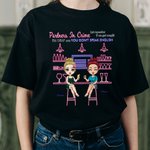 Partenaire personnalisé dans le crime Besties Girls Gang Bar Bistro Party T-shirt Friend Basic T-shirt unisexe