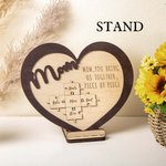 Personalized Puzzle Heart Decoration Wall Sign Gift for Mom