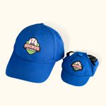 Personalized 2 Pieces Matching Pet and Owner Baseball Cap Sport Hats for Outdoor Sports Dog Dad and Dog Mom Gift