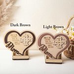 Personalized Puzzle Heart Decoration Wall Sign Gift for Mom