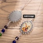 Personalized You Left Paw Print on My Heart Heart and Paw Print Sun Catcher Rainbow Bridge Pet Loss Gift