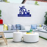 Personalised Beach Theme Metal Sign Wall Art Decoration for Indoor and Outdoor