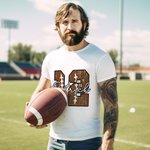 Personalized Baseball Basketball Soccer Volleyball Softball T-Shirt with Number and Name Gift for Sport Lover