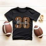 Personalized Baseball Basketball Soccer Volleyball Softball T-Shirt with Number and Name Gift for Sport Lover