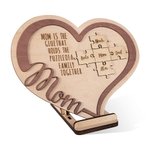 Personalized Puzzle Heart Decoration Wall Sign Gift for Mom