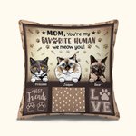 Gepersonaliseerd Kat Paw Doodle Beste Vriend Werpkussenhoes Verjaardagen Slaapkamer Decor Vaderdag Moederdag