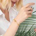 Bracelet personnalisé de projection de photos de coeurs avec texte d'amour en 100 langues Bijoux en zircon Cadeau d'anniversaire de Saint-Valentin pou