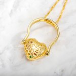 Personalizada Love Bee Honeycomb Foto Colgante Anillo Collar Regalo para Novia Mamá Miembro de la familia