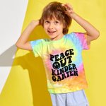 Maglietta personalizzata School's Out for Summer Ultimo giorno di scuola Tie-Dye Insegnanti Studenti Stagione dei diplomi