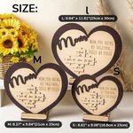 Personalized Puzzle Heart Decoration Wall Sign Gift for Mom