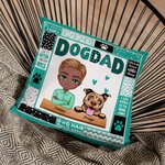 Gepersonaliseerd Life Is Better with Dogs Cute Paw Kussenhoes Verjaardag voor Woonkamer Vaderdag