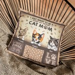 Personalized I Just Want To Be A Stay At Home Cat Mom Cat Dad  Throw Pillow Cover Birthday Gift