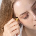Bague Personnalisée avec Cristal de Jade et Pierre de Naissance Accessoire Outil Massage Yoga Méditation Relaxation Cadeau pour Ami