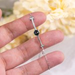 Bracciale di proiezione personalizzato con 100 lingue ti amo e foto per la famiglia o gli amici di lei