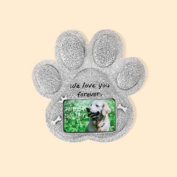 Pierre commémorative personnalisée en forme de coeur pour chat ou chien Cadeau commémoratif pour animal de compagnie