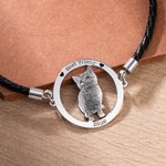 Personlig hund katt djurporträtt charm husdjur foto armband minnesmärke armband smycken