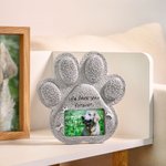 Personalized Paw Print Heart Shape Pet Memorial Stone for Cat or Dog Pet Memorial Gift