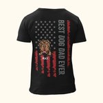 T-shirt personnalisé Best Dog Dad Ever Cute T-shirt Anniversary Daily Father's Day Pet Lovers