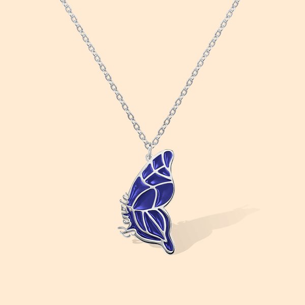 Personalised Butterfly Necklace Name Necklace Gift for Best Friends Girlfriend