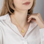 Spersonalizowany naszyjnik z Gwiazdą Betlejemską Pochwała dla Matki Prezent dla Matki Kobiety