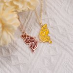 Personalised Butterfly Necklace Name Necklace Gift for Best Friends Girlfriend