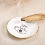 Porta Palo Santo personalizzato Porta Palo Santo, piatto per bruciatore di Palo Santo Decorazione spirituale Brucia incenso Porta incenso fatto a mano